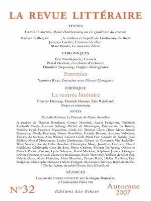 cover image of La Revue Littéraire N°32
